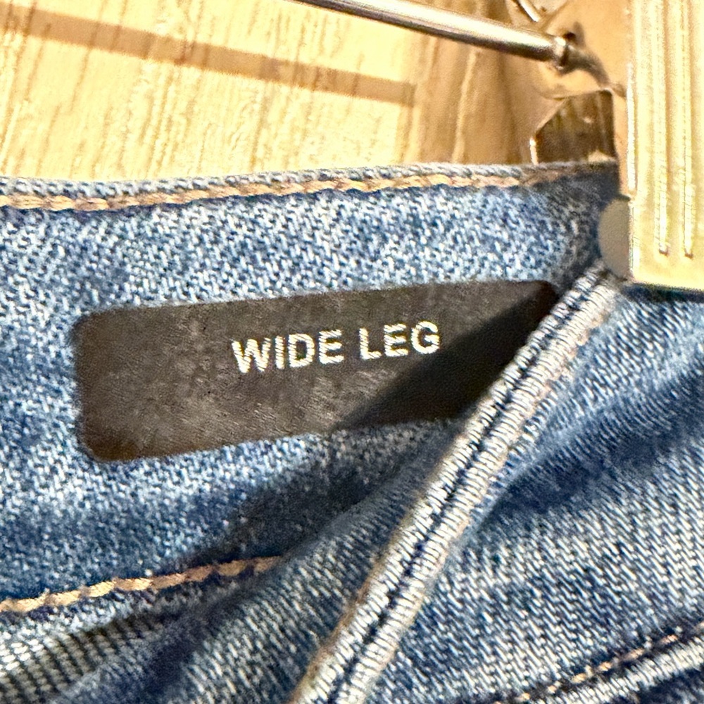 Judy Blue Wide Leg Blue Cargo Jeans - Picture 8 of 13